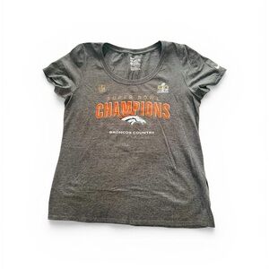 Gray Super Bowl Champions Women's Tee